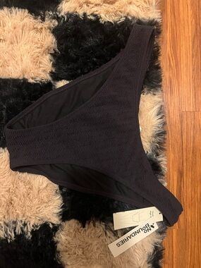 Black swim bottoms NWT